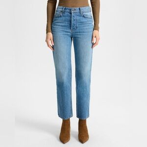 Veronica Beard Leah Straight-Leg Jean